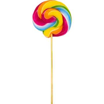 CUKORMENTES nyalóka 50g szivárvány 