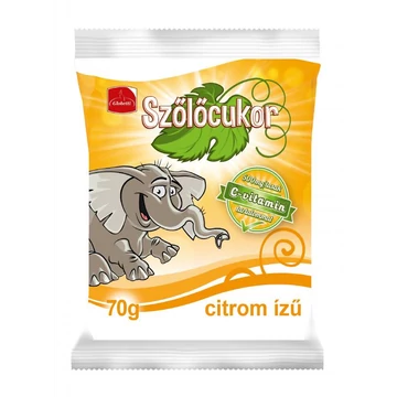 C-vitaminos Szőlőcukor 70g Citromos