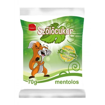 C-vitaminos Szőlőcukor 70g Mentolos