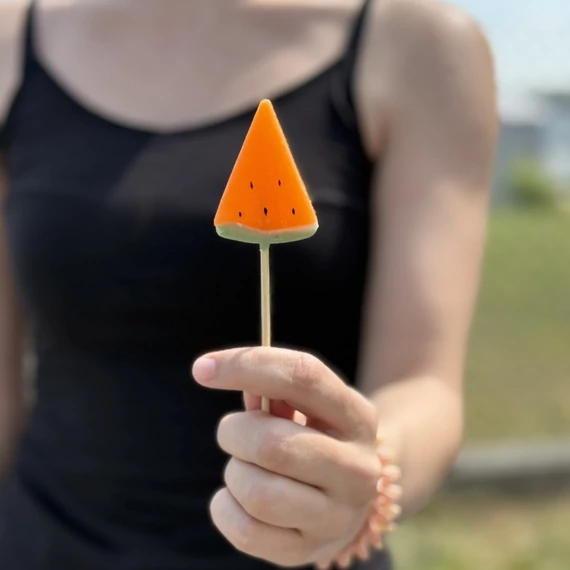 DINNYE nyalóka 16g Narancssárga