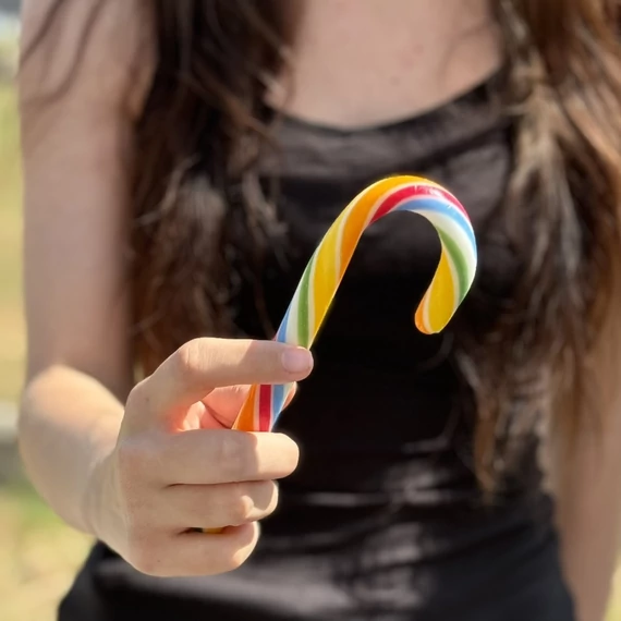 Sétapálca nyalóka szivárvány 50g 